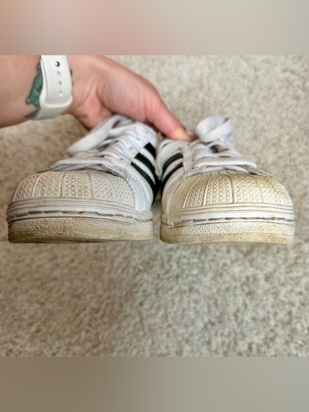 Adidas Superstar Sneakers - Size 5.5 Women’s - Picture 3 of 11